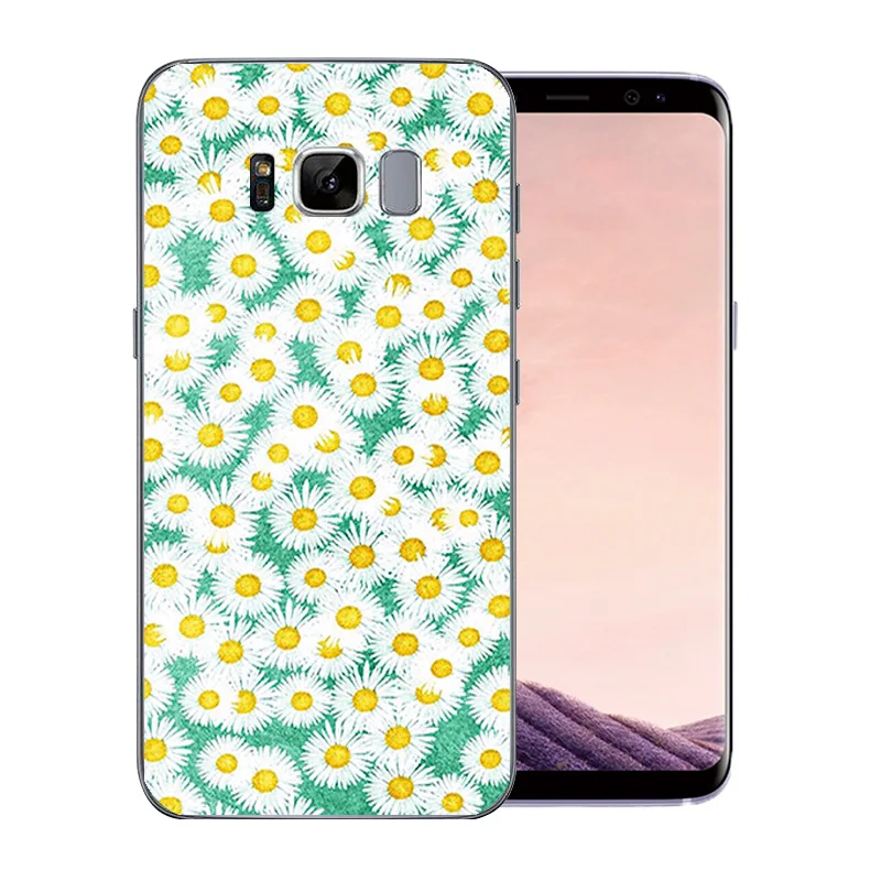 Чехол для телефона Samsung Galaxy S8 прозрачная Мягкая силиконовая задняя крышка G9500 G950