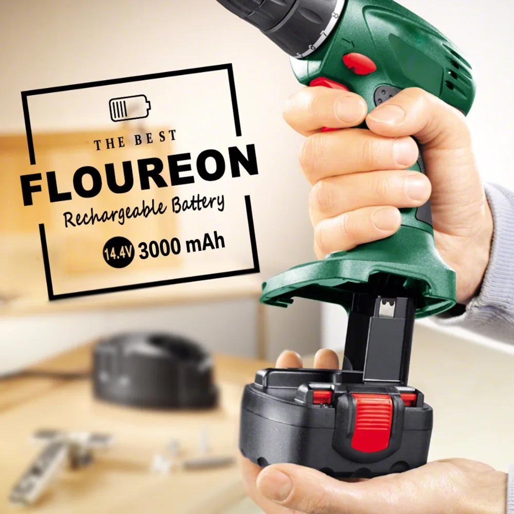 FLOUREON 14 4 V 3.0Ah сменный никель металлогидридный аккумулятор Перезаряжаемые Батарея