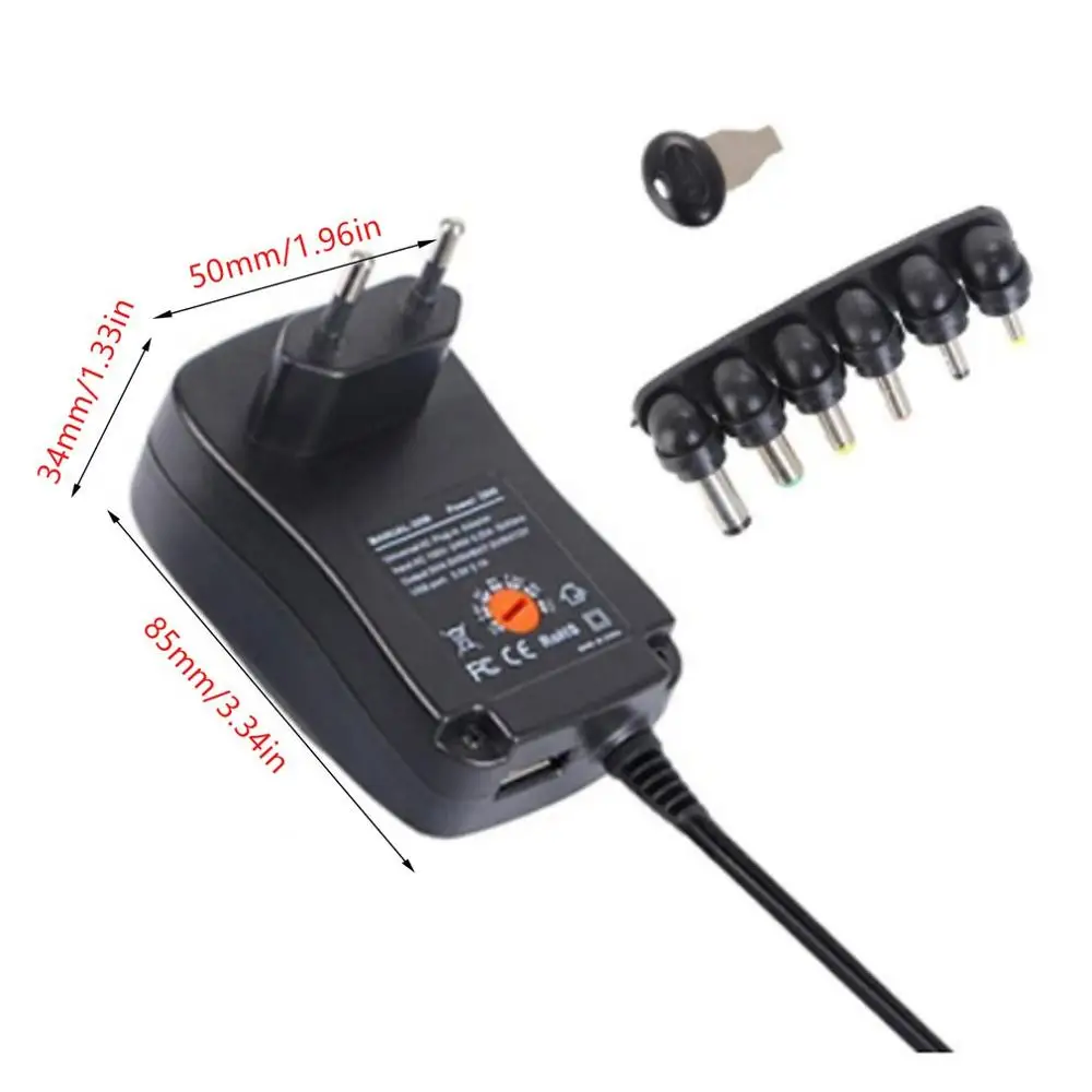 30 Вт универсальный адаптер питания AC/DC 3V/4 5 V/6V/7 V/9V/12V 1.5A регулируемый|Адаптеры AC/DC| |