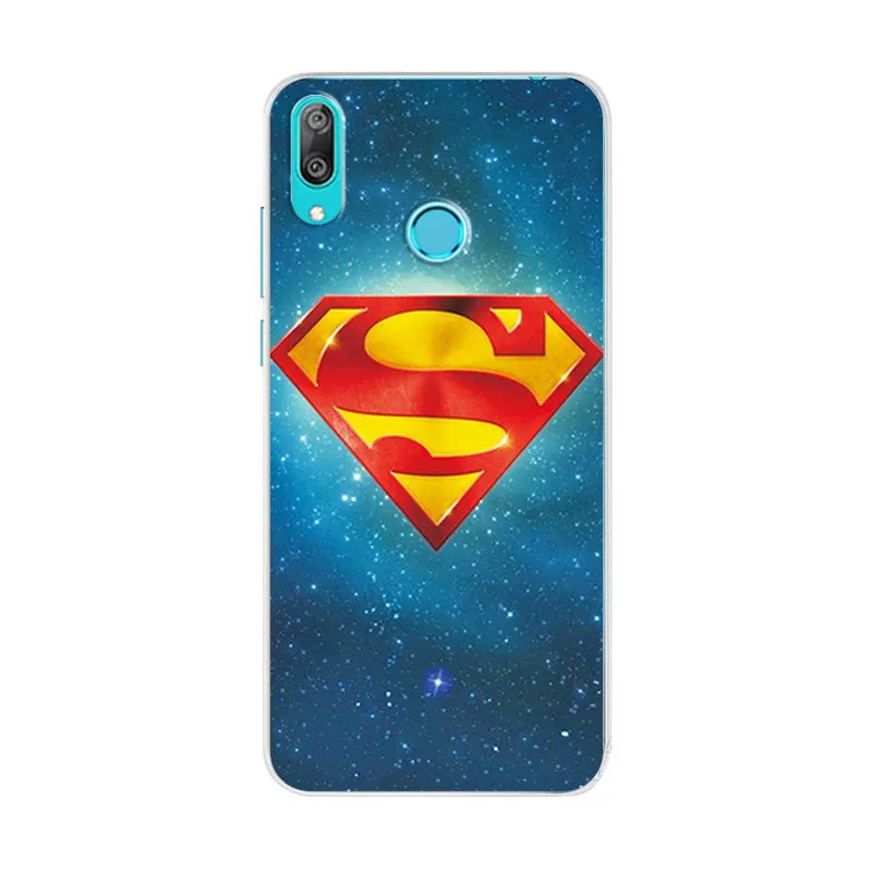 Protect Phone Cases Shell For Huawei Y7 2019 6.26'' Novelty Soft Silicon Colorful Printed Case Cover |