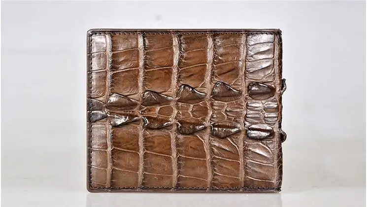 Кошелек из 100% натуральной крокодиловой кожи и бумажники аллигатора мужской