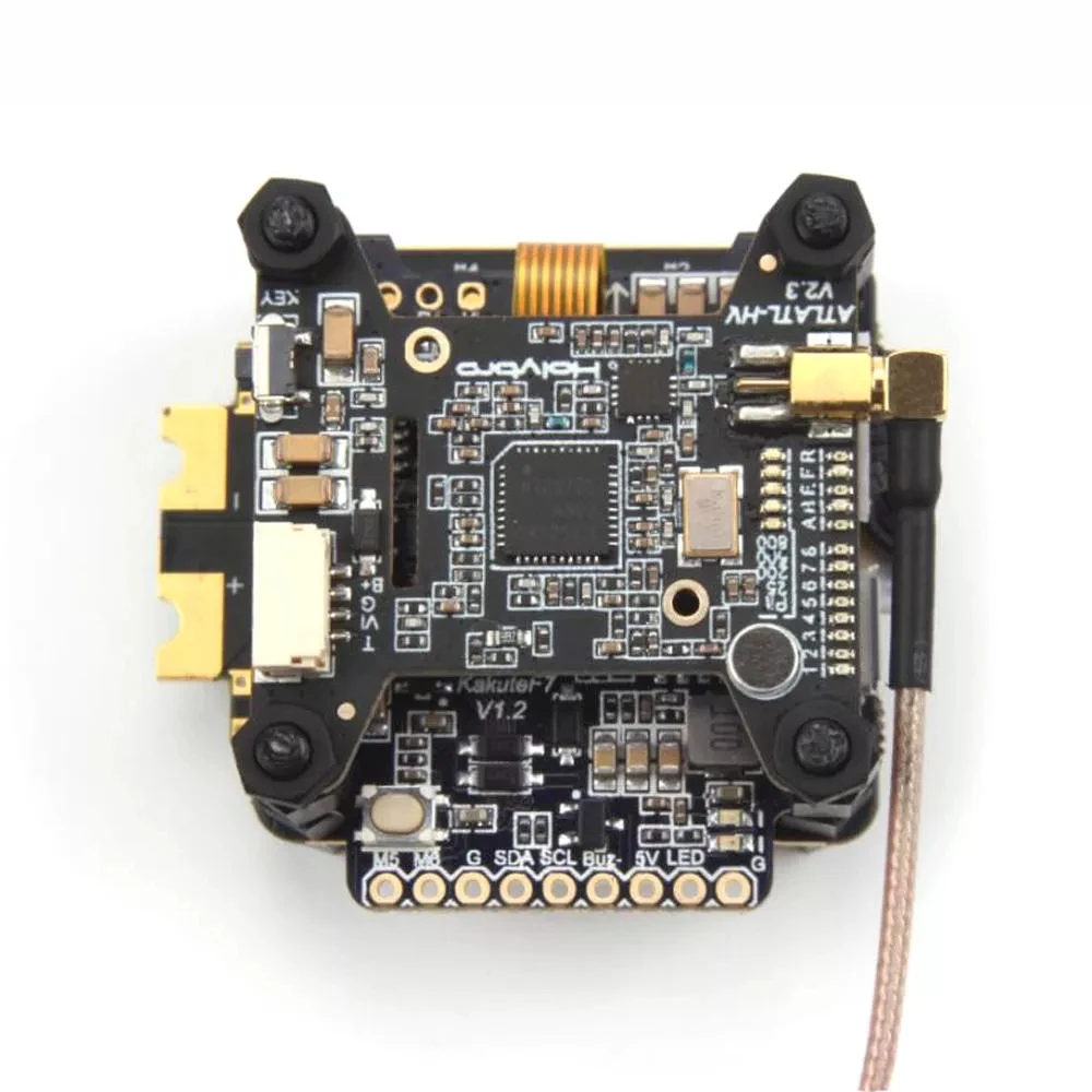 

2019 New Holybro Kakute F7 Flight Controller Atlalt HV V2 25~800mW VTX Tekko32 F3 40A Blheli_32 Brushless ESC Stack 30.5x30.5mm