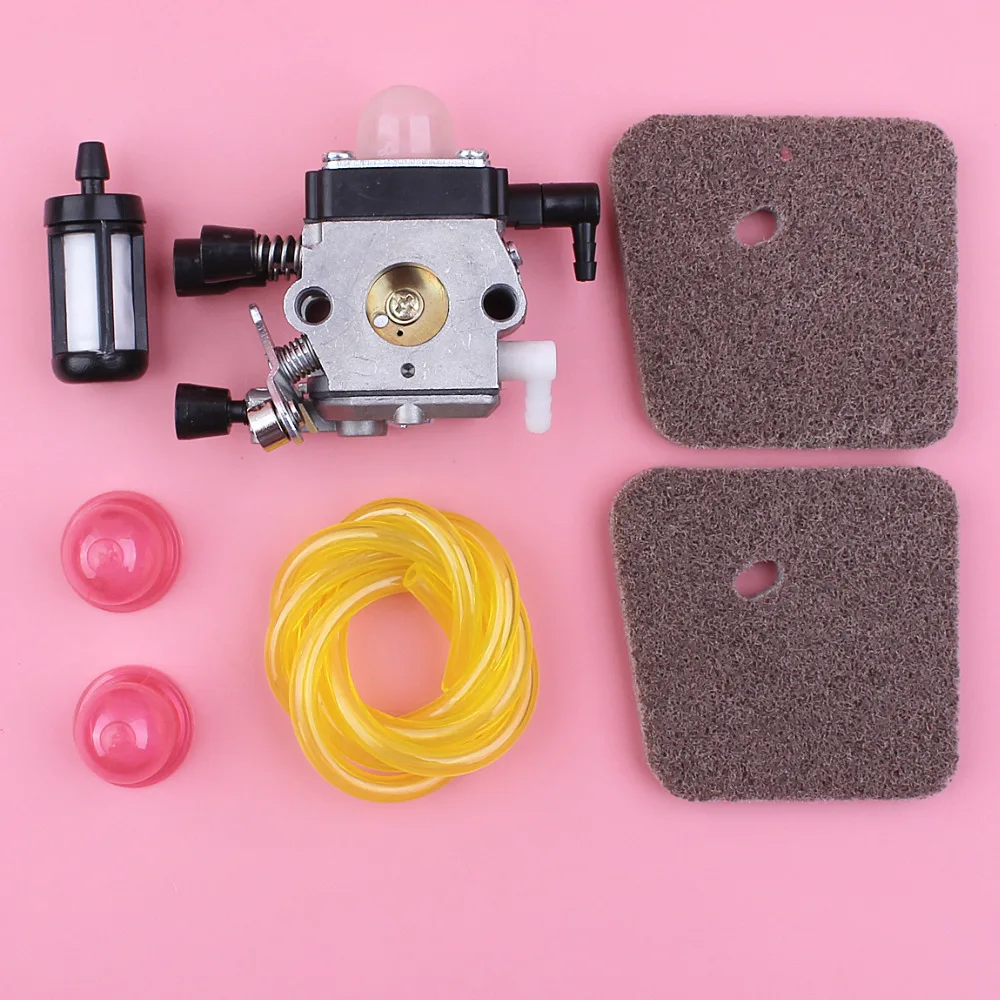 

Carburetor Carb For Stihl FS74 FS75 FS76 FS80 FS85 FS85R FS85T KM80 KM85 Trimmer Air Fuel Filter Line Primer Bulb Kit