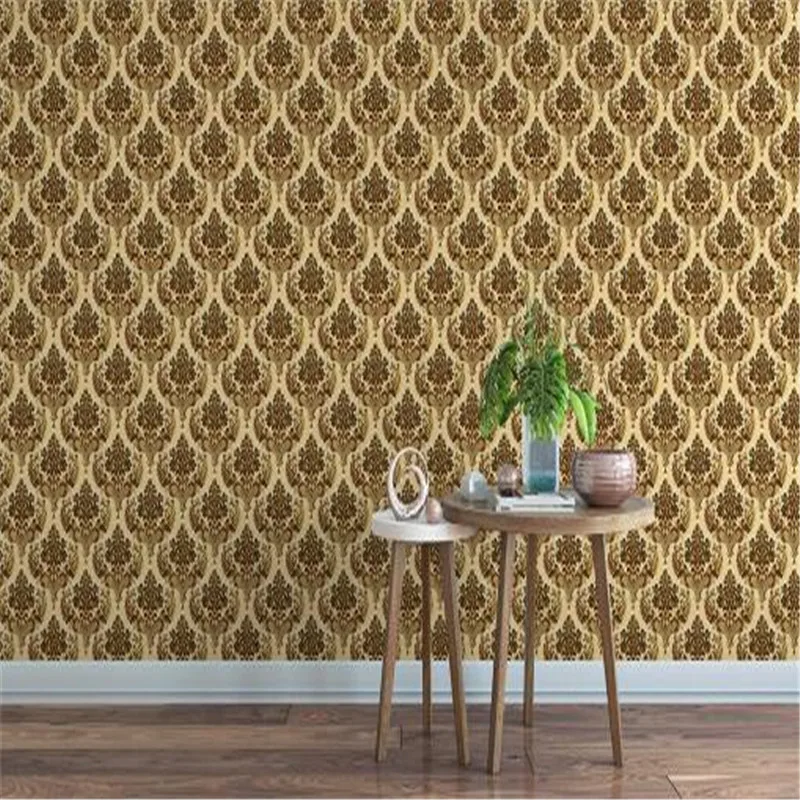 

Custom Photo Wallpapers 3D European Wall Papers Home Decor Vintage Luxury Murals Flower Pattern for Living Room Background Walls