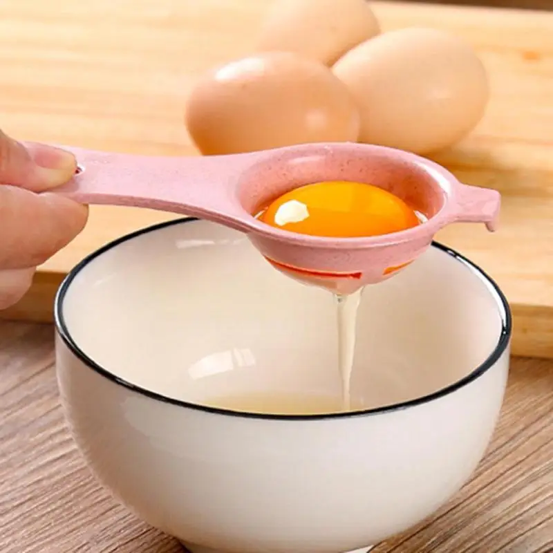 1 ПК Разделитель желтка инструмент для яиц вителлус гель делители поглощение яйца готовка пшеница солома А45 вкл.