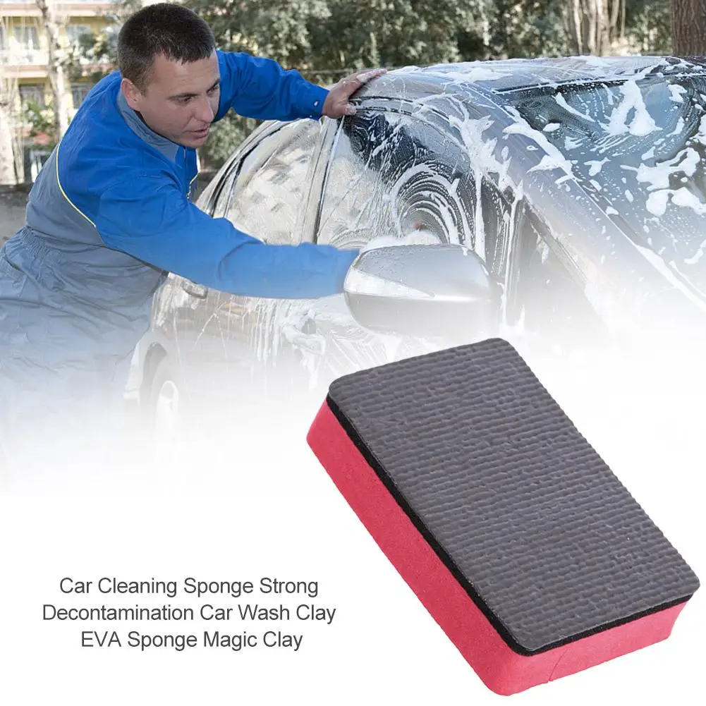 

2019 Sponge Strong Decontamination Clay EVA Sponge Magic Clay Scouring Pad Car Wash Auto Detailing Cleaning Car Styling