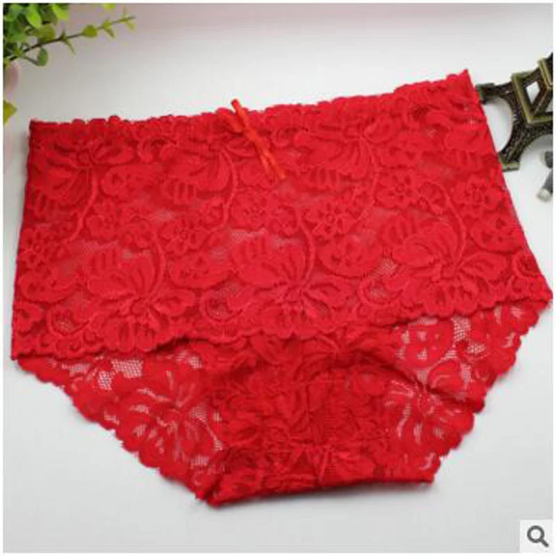 Женские кружевные бесшовные прозрачные трусики | Женская одежда