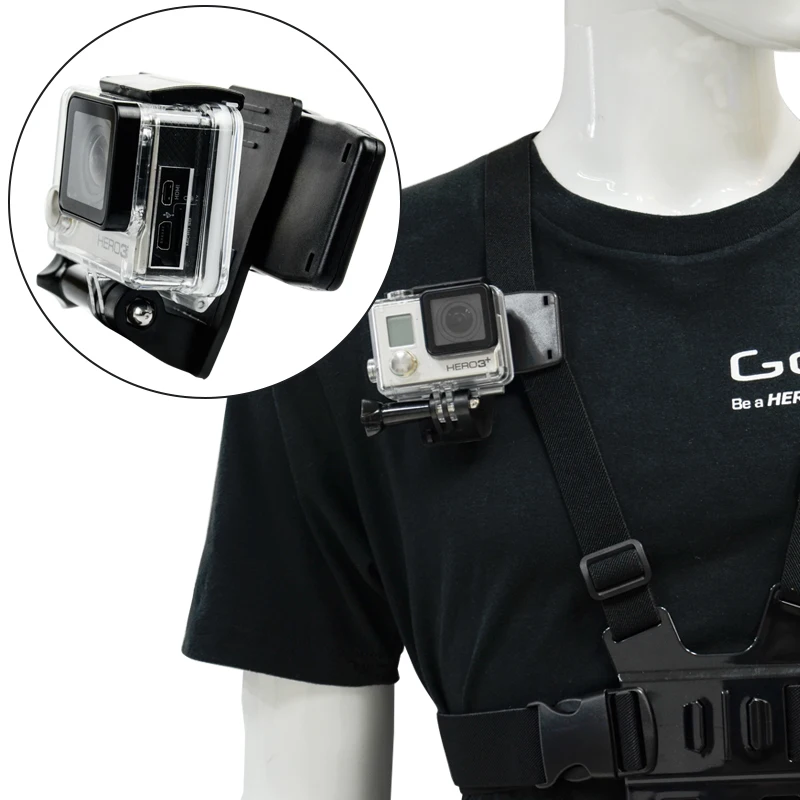 Крепление держатель для сумки на 360 градусов экшн Камеры Gopro hero 6 5 4/3 + 2 sjcam SJ4000 SJ5000