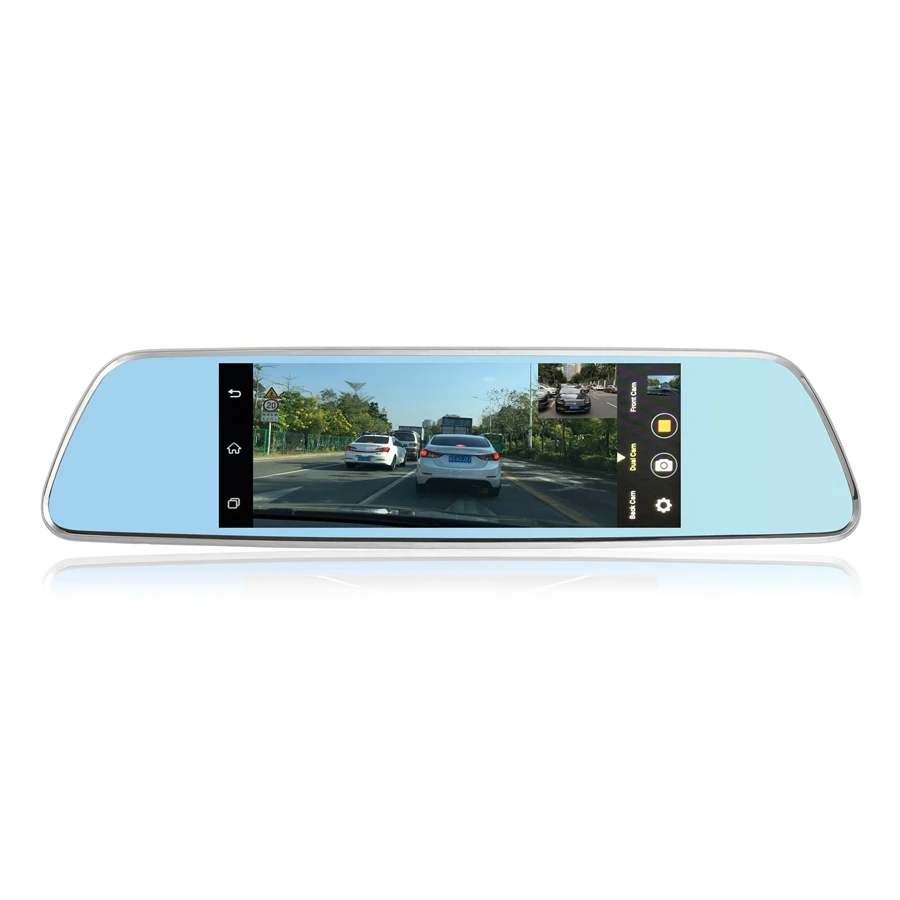 7 дюймов Bluetooth WiFi Android 3g автомобиль с сим картой gps навигации Full HD 1080 P двойной