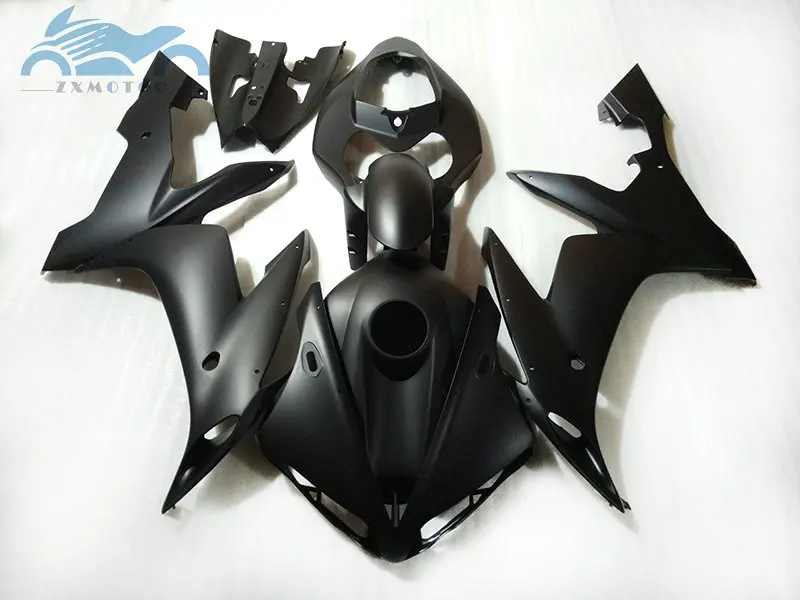 Набор обтекателей для мотоциклов YAMAHA 2004 2005 2006 YZFR1 04 05 06 YZF R1 Черные Пластиковые