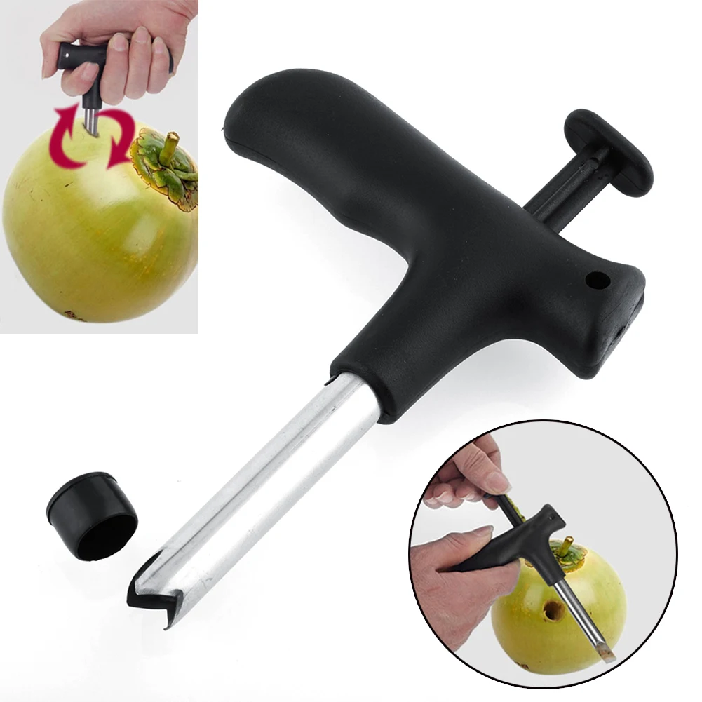 Горячая новинка Полезная Прочная нержавеющая сталь открывалка для кокоса