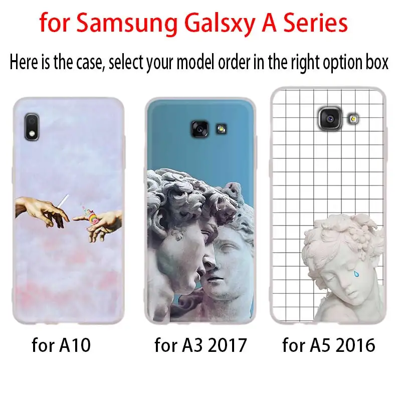 Искусство Дэвид статуя цветочный чехол для Samsung Галактики