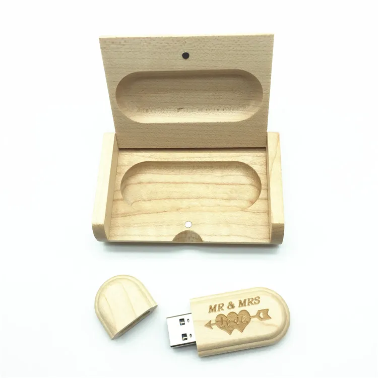 Горячая Распродажа (более 10 шт. бесплатного логотипа) деревянный usb + Флешка в