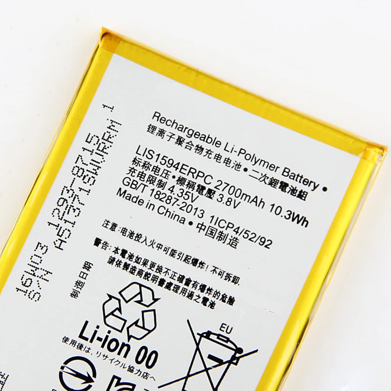 

Original High Capacity Phone Battery For Sony Xperia Z5 compact Z5mini Z5 Mini E5823 E5803 LIS1594ERPC 2700mAh