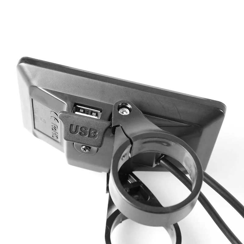 KD718 дисплей с USB портом для Bafang Электрический велосипед среднего двигателя BBS01B BBS02B BBSHD преобразования компонентов HMI TFT спидометр
