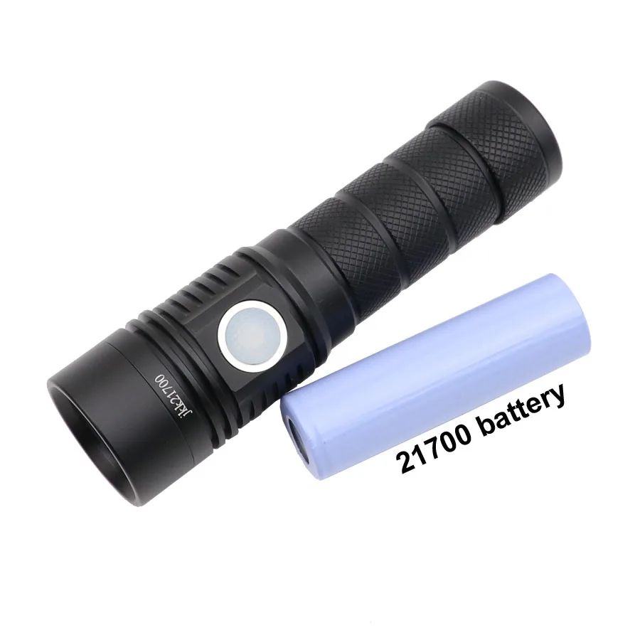 Фонарик для поиска usb type-C быстрая Прямая зарядка SST20 SST40 перезаряжаемый 1600ЛМ мини EDC карманный фонарь 21700 батарея лампа