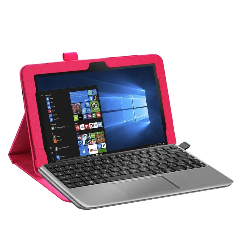 Деловой чехол Litchi из искусственной кожи для ASUS Transformer Book T103HAF чехол-книжка