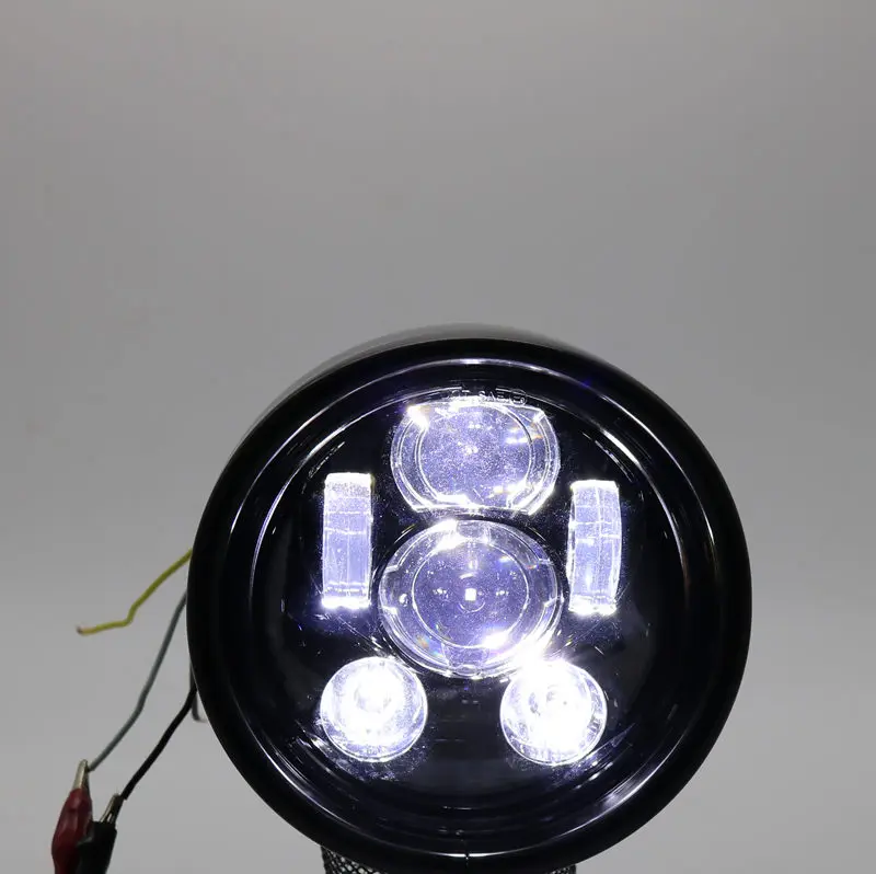 5 3/4 &quot5 75 дюймов мотор Led фара корпус ведро для Harley FXWG Chopper 75&quot дюйма. Кольцо с