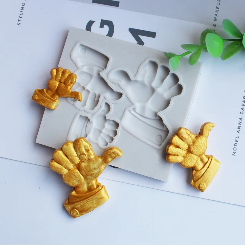 

Силиконовая форма для украшения торта в форме большого пальца Sugarcraft