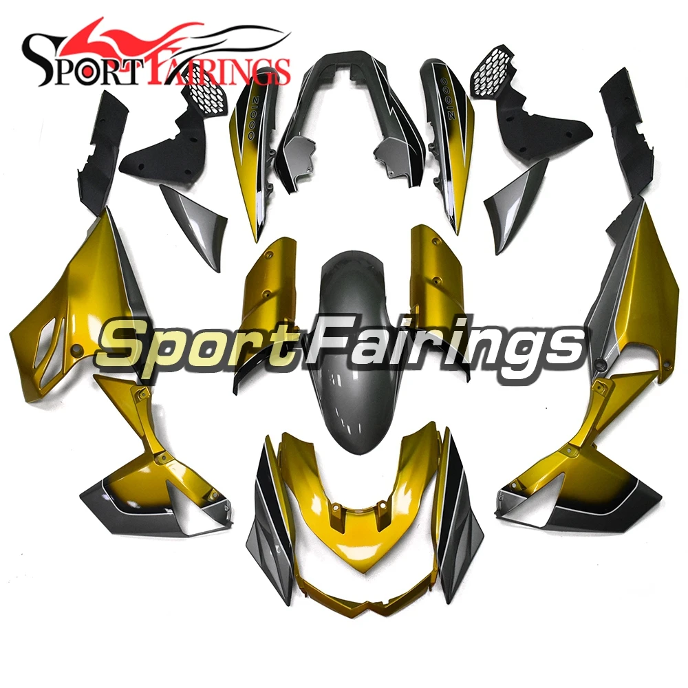 

Gloss Gold Grey Full Fairings For Kawasaki Z1000 Year 2010 2011 2012 2013 Z1000 10 11 12 13 14 15 Motorcycle Fairing Kit Cowling