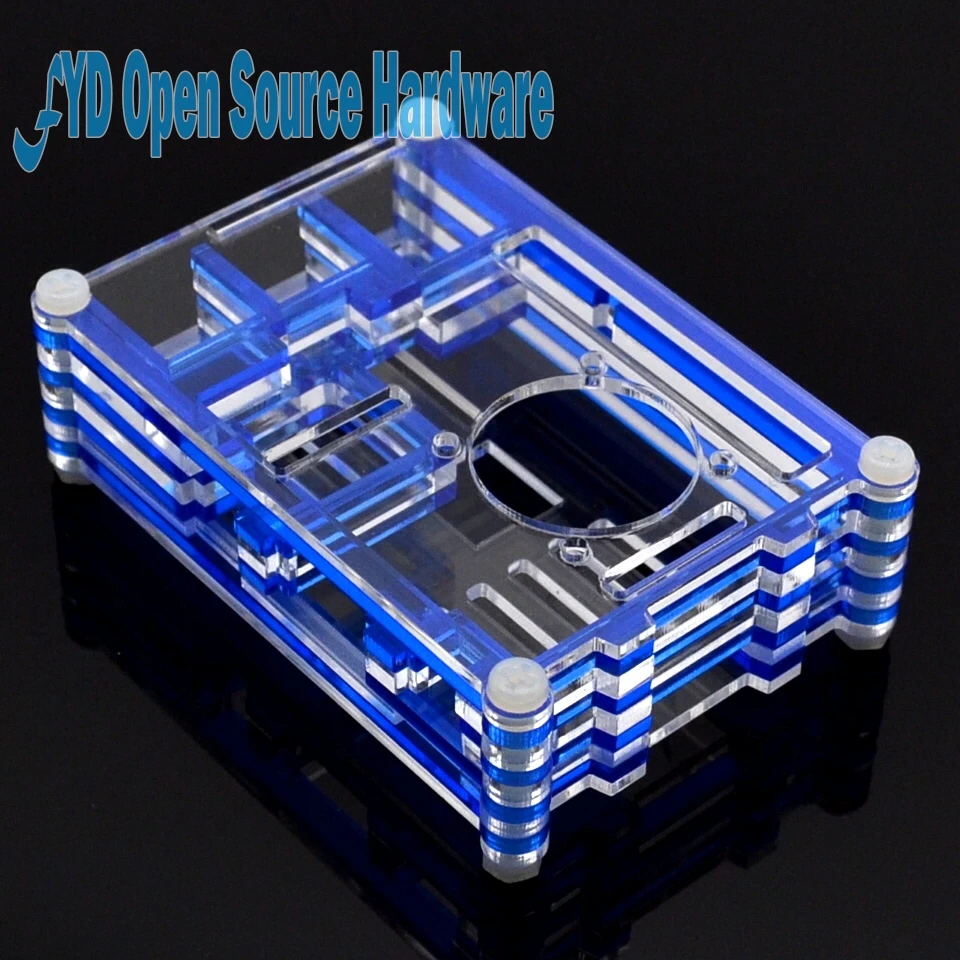 Новейший акриловый корпус с вентилятором для Raspberry PI | Электронные компоненты и