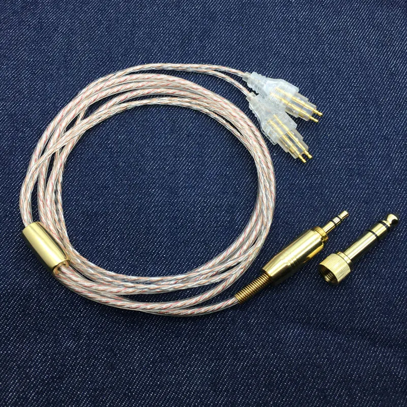 Новейший микро-usb адаптер Сменный кабель для Sennheiser HD25 HD650 1-2 HD600 наушников аудио кабели 6N с серебряным покрытием шнур для наушников OFC обновления шнур