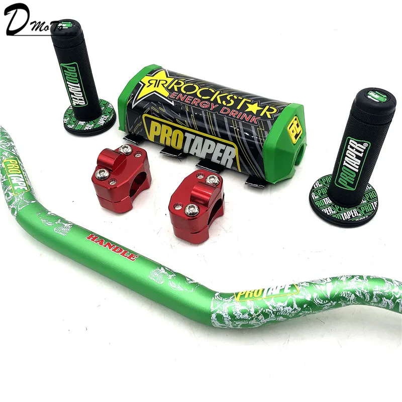 Руль для PRO Taper Pack Bar 1-1/" ручка бар колодки ручки Pit Pro гоночный Dirt Pit велосипед Мотоцикл CNC 28,5 мм адаптер