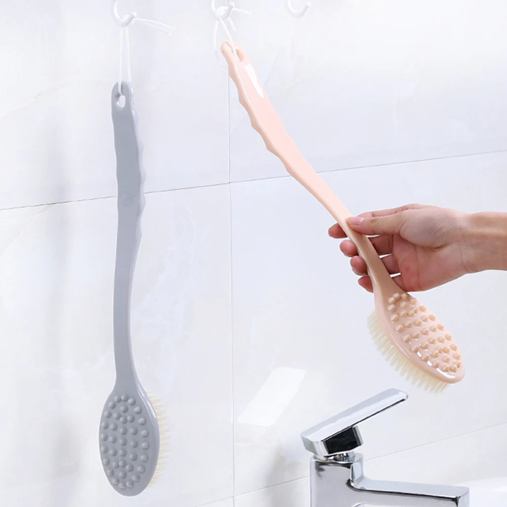 Изысканная Антискользящая Массажная щетка с длинной ручкой для ванны скребок