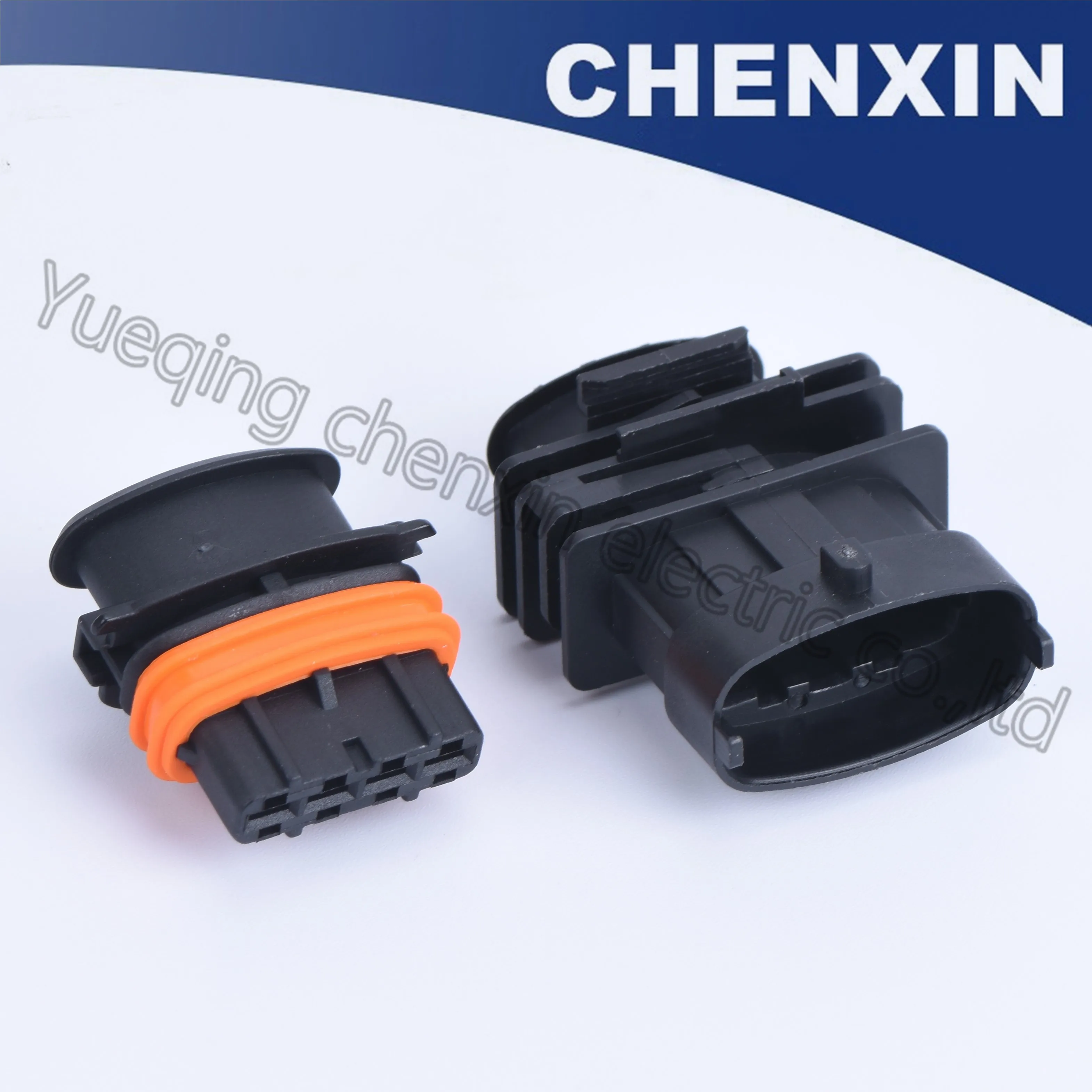 Черные 4 штырьковые автомобильные водонепроницаемые Автомобильные разъемы