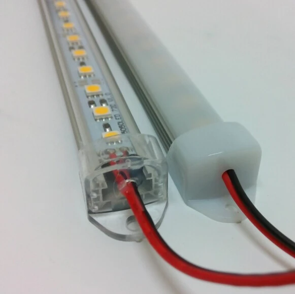 DC 12 В 0,5 м 36 светодиодный s 5050 SMD светодиодный жесткий полосы света бар жесткий Артикул лампы smd5050 неводонепроницаемые полосы света WW CW 12 вольт CE