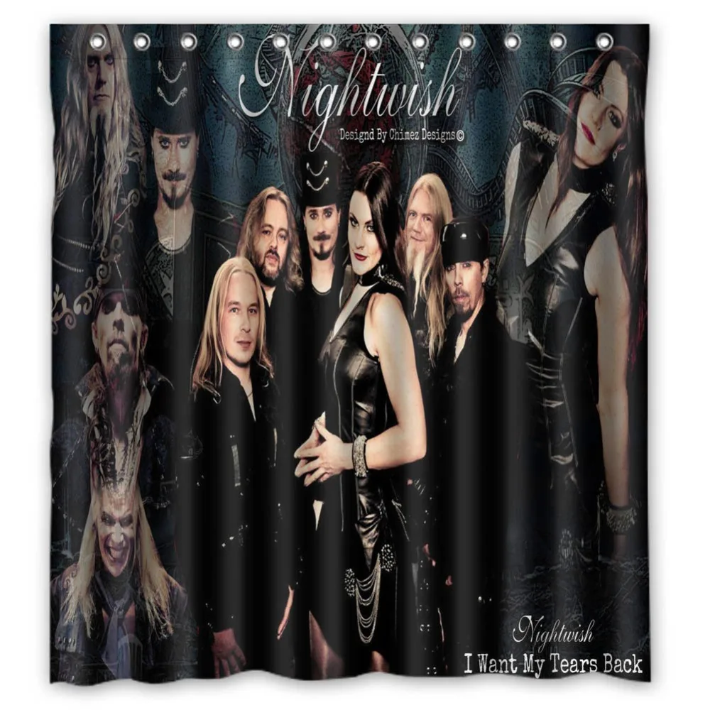 

Занавески для душа Vixm, с металлическими лентами, 66x72 дюйма