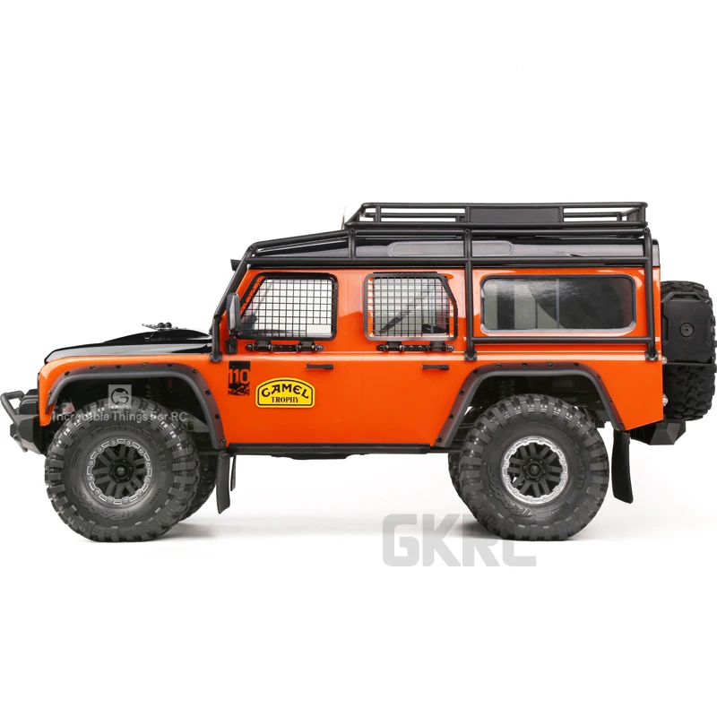 4 шт. металлические складные защитные сетки для окон автомобиля 1/10 Rc Crawler Car Defender