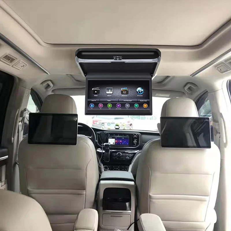 Потолочный монитор с креплением на крышу автомобиля 13 3 дюйма Android 6 0 1080P HD видео