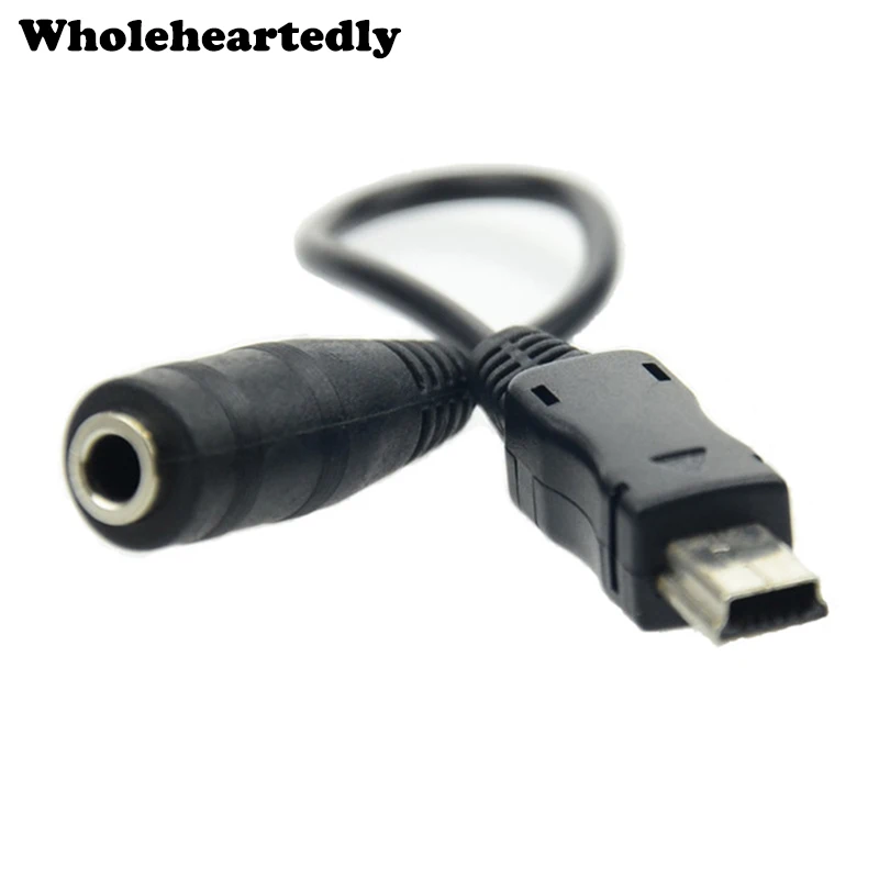 Новинка черный мини адаптер USB на 3 5 мм штекер кабель для микрофона передачи