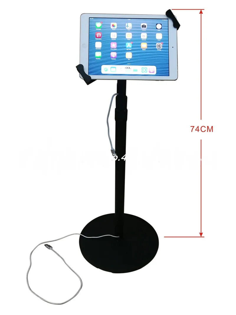 Для iPad 2/3/4/air/pro 9,7 дюймов планшет безопасности напольный стенд дисплей киоск стоящая поддержка с замком Противоугонный корпус