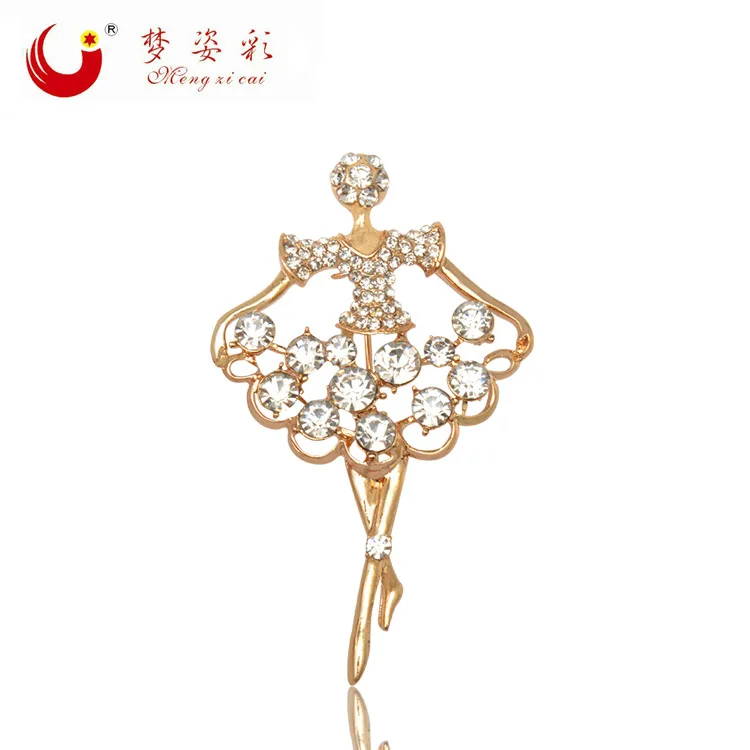 Изысканная брошь MZC с балериной Мэри Кай девушкой для танцев женщин женская