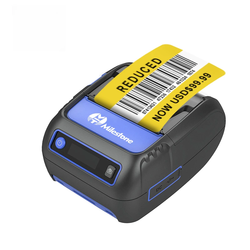 Термопринтер 58 мм Portabel мобильный мини-принтер Bluetooth производитель этикеток POS Android IOS MHT-P58F