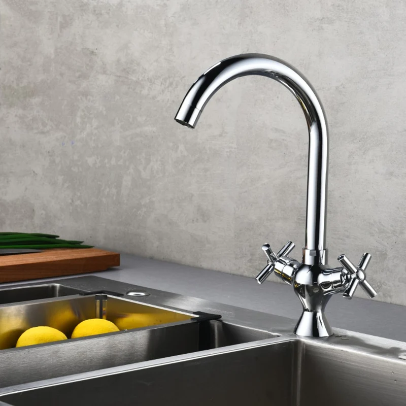 Горячая продажа 360 Вращающийся хромированный серебристый Твердый латунный