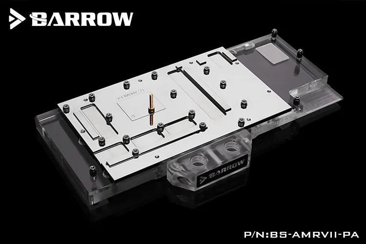 Блок для воды BARROW AMD Radeon VII Creater Edition полный блок GPU поддержка оригинальной задней