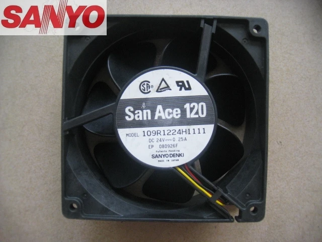 Для Sanyo 109R1224H1111 109R1224H1011 12038 DC24V 0.25A серверный инвертор Охлаждающий вентилятор|cooling