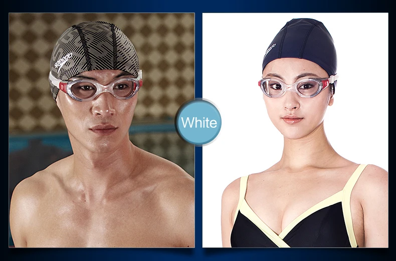Очки для плавания Speedo Futura BioFUSE с большой оправой водонепроницаемые