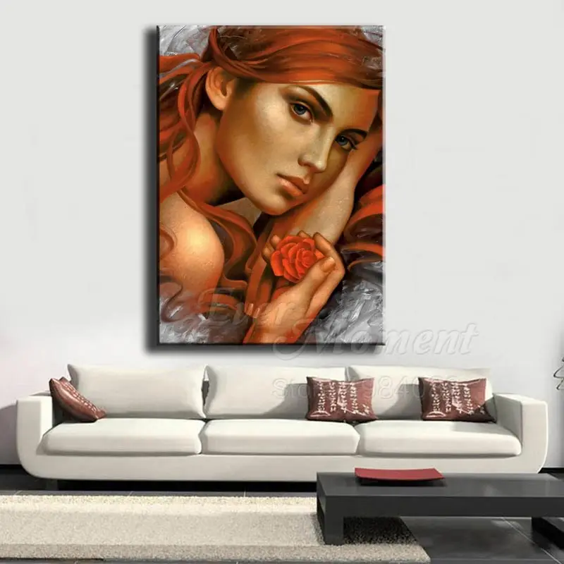 Ever Moment Diamond Painting Woman Girl Mosaic Decoration For Home Full Square Drill Embroidery Cross Stitch 3F1692 | Дом и сад