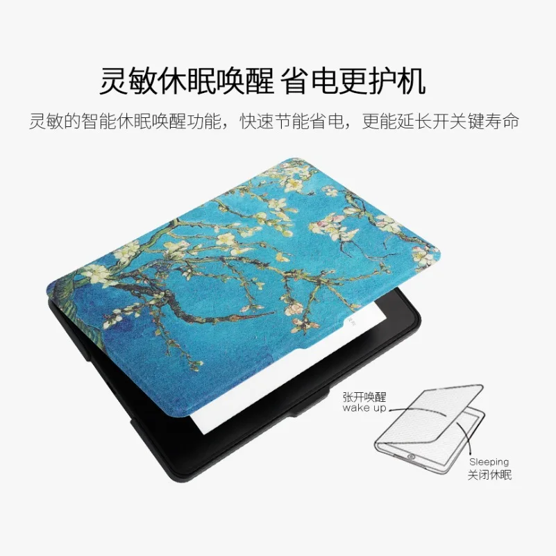 Eunaimee тонкий синтетический кожаный флип чехол для электронной книги Kindle Paperwhite 1 2 3