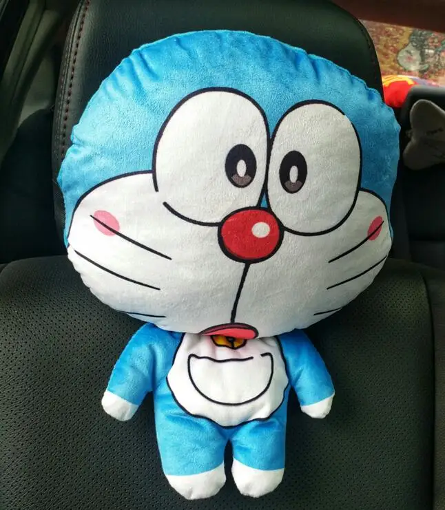 1pc neck pillow 1 шт., мультяшная плюшевая подушка Doraemon, Автомобильная подушка безопасности, чехол для ремня, коробка для получения бумажных полотенец, коробка для салфеток, мягкая игрушка - Цвет: 1pc neck pillow