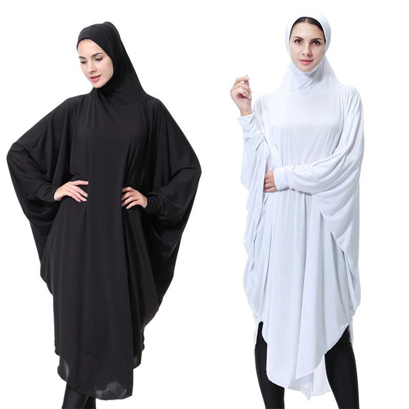 2019 Лето batwing мусульманский для молитв исламское платье Абая женщин одежда