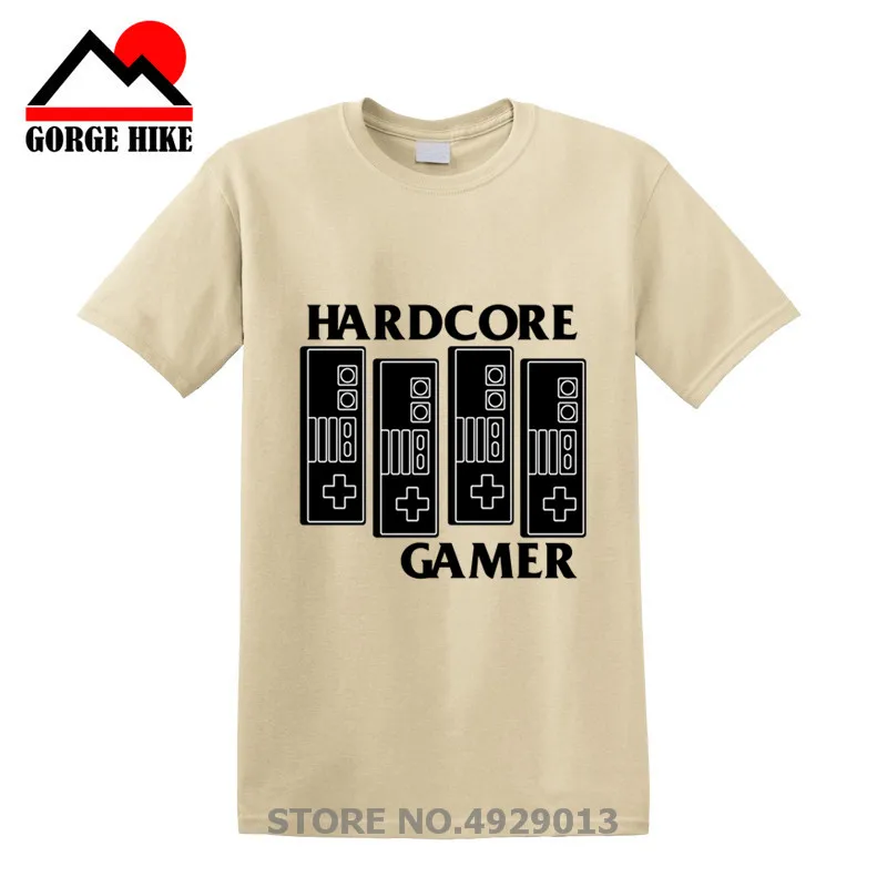 Новинка Винтажная футболка для геймеров HARDCORE PLAYSTATION XBOX PS1 PS3 PS4 FPS игровая ручка