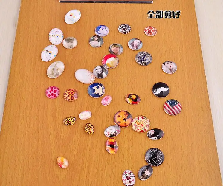 Top 8/10/12/14/16/18/20/25/30mm Round Flat Back Transparent Clear Magnifying Glass Cabochon Cameo Cover For DIY Jewelry Making