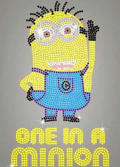 

Cartoon Flatback rhinestones design hot fixiron on crystal transfers design hot fix rhinestone motif strass iron