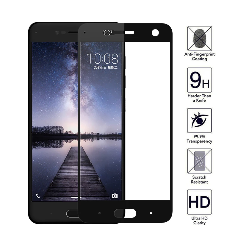 Закаленное стекло для zte Blade V8 5,2 Дюймов Полное покрытие защитное стекло для zte Blade V8 BV0800 V0800 защита экрана glas v 8