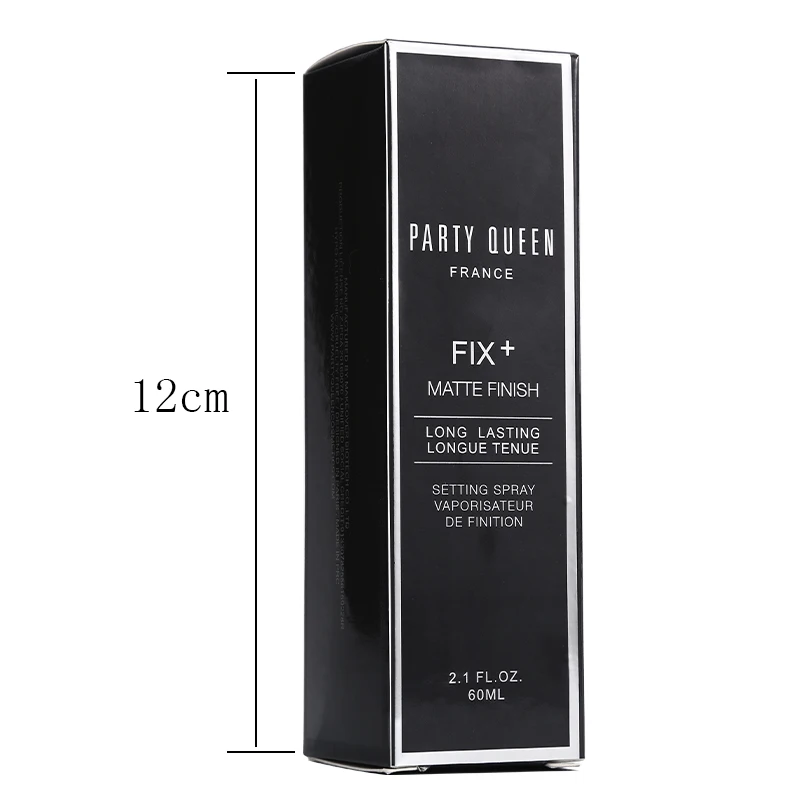Вечерние queen Setting Spray Make Up 60 мл фиксирующая тумана основа макияж длительное матовое покрытие Быстросохнущий натуральный косметический инструмент